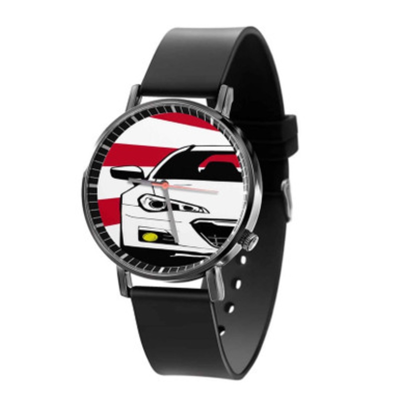 Subaru BRZ Rising Sun Black Quartz Watch Unisex With Premium Gift Box