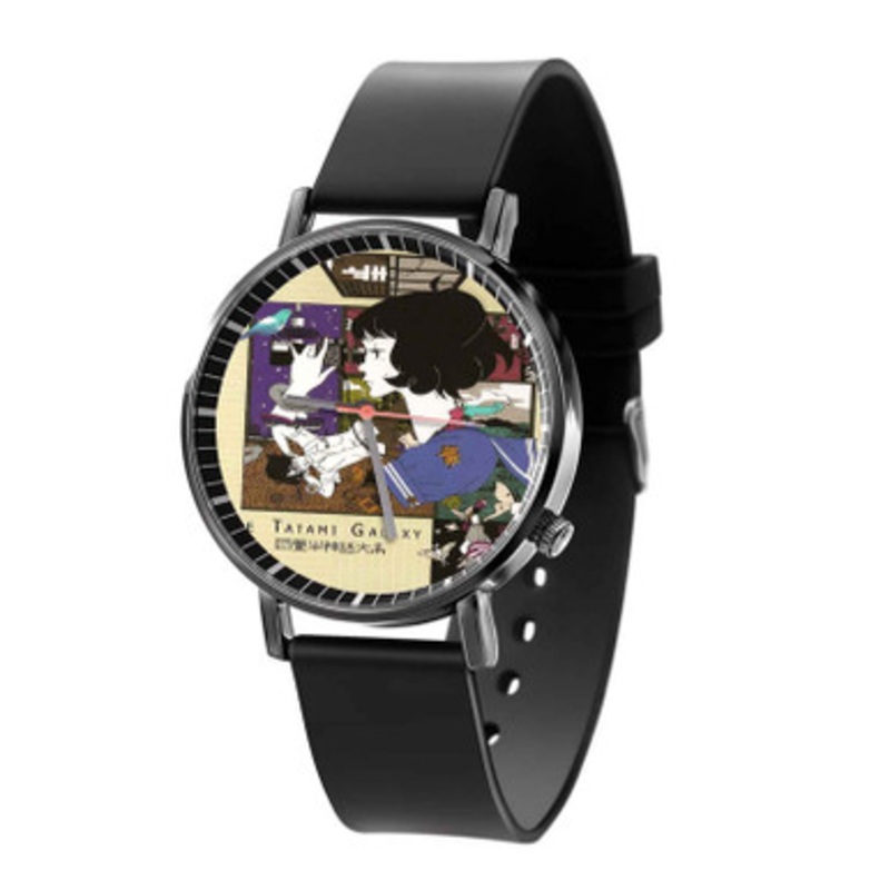 The Tatami Galaxy Unisex Black Quartz Watch With Premium Gift Box