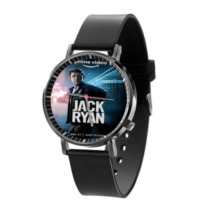 Tom Clancy s Jack Ryan Black Quartz Watch With Premium Gift Box for Unisex