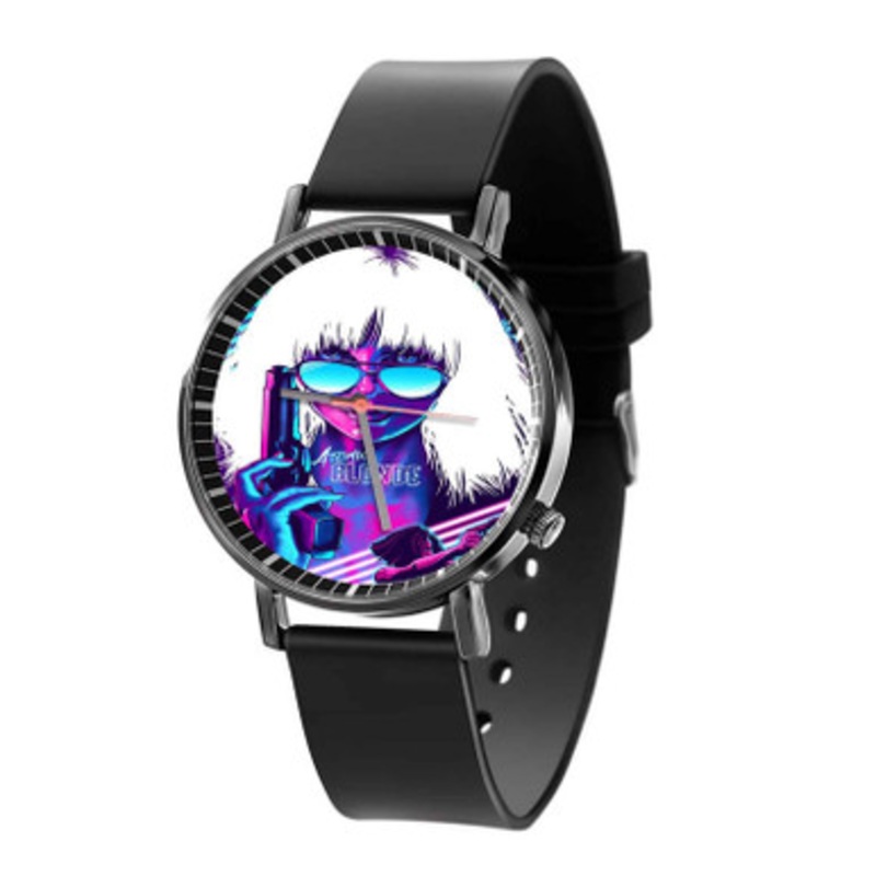 Atomic Blonde Black Quartz Watch Unisex With Premium Gift Box