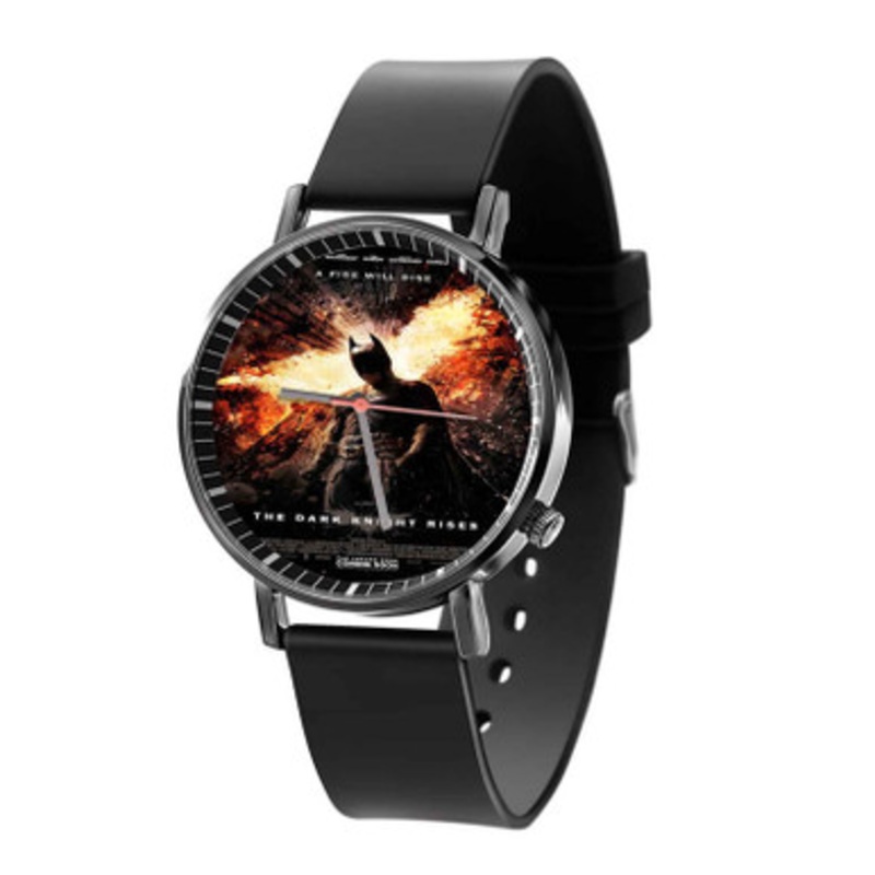 Batman Dark Knight Rises Black Quartz Watch Unisex With Premium Gift Box