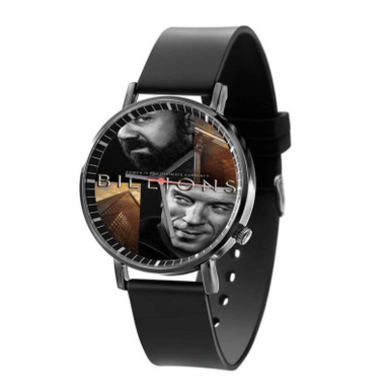 Billions Black Quartz Watch Unisex With Premium Gift Box