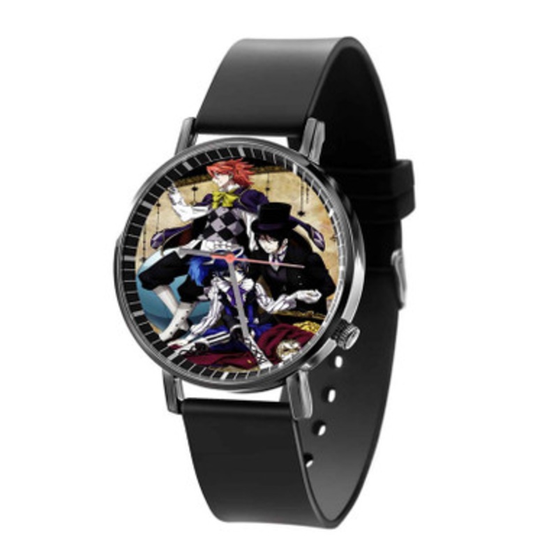 Black Butler Art Black Quartz Watch Unisex With Premium Gift Box