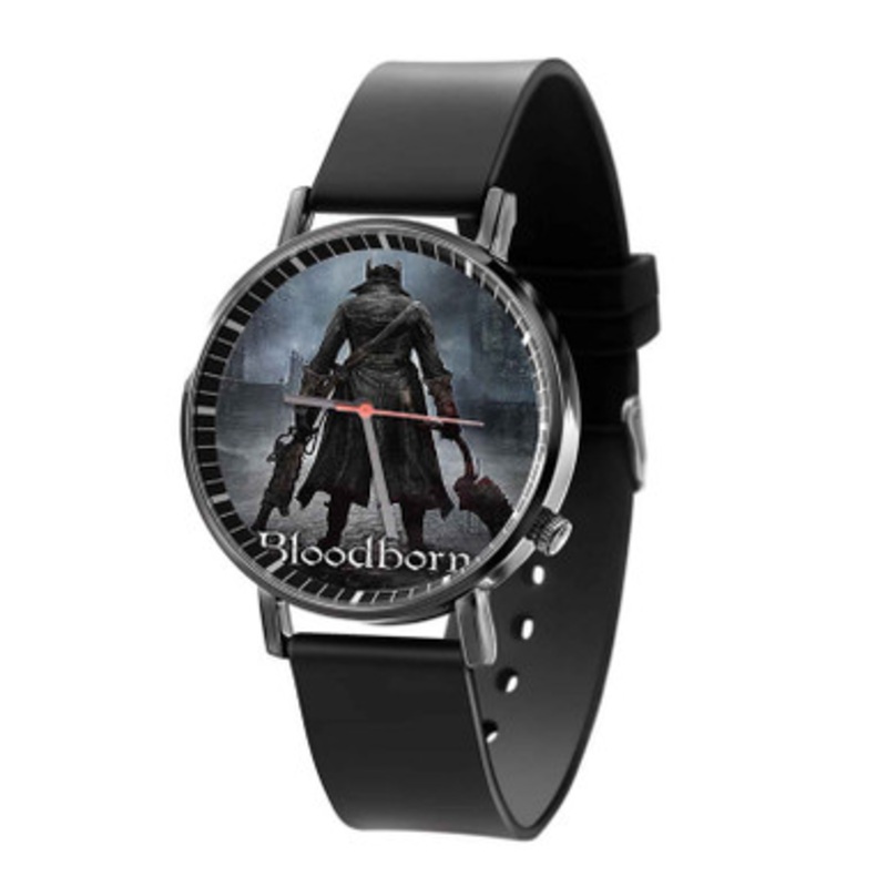Bloodborne The Hunter Black Quartz Watch Unisex With Premium Gift Box
