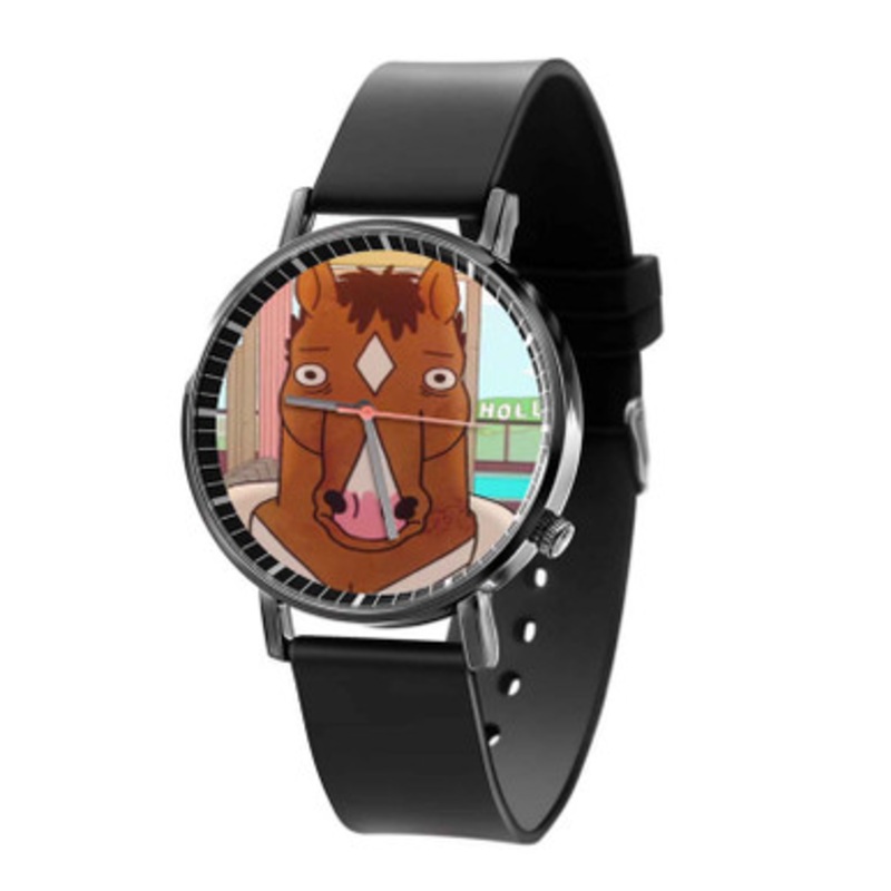 Bo Jack Horseman Art Black Quartz Watch Unisex With Premium Gift Box