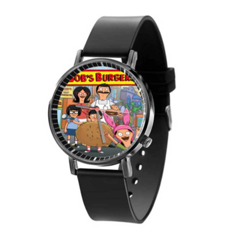 Bob s Burgers Black Quartz Watch Unisex With Premium Gift Box