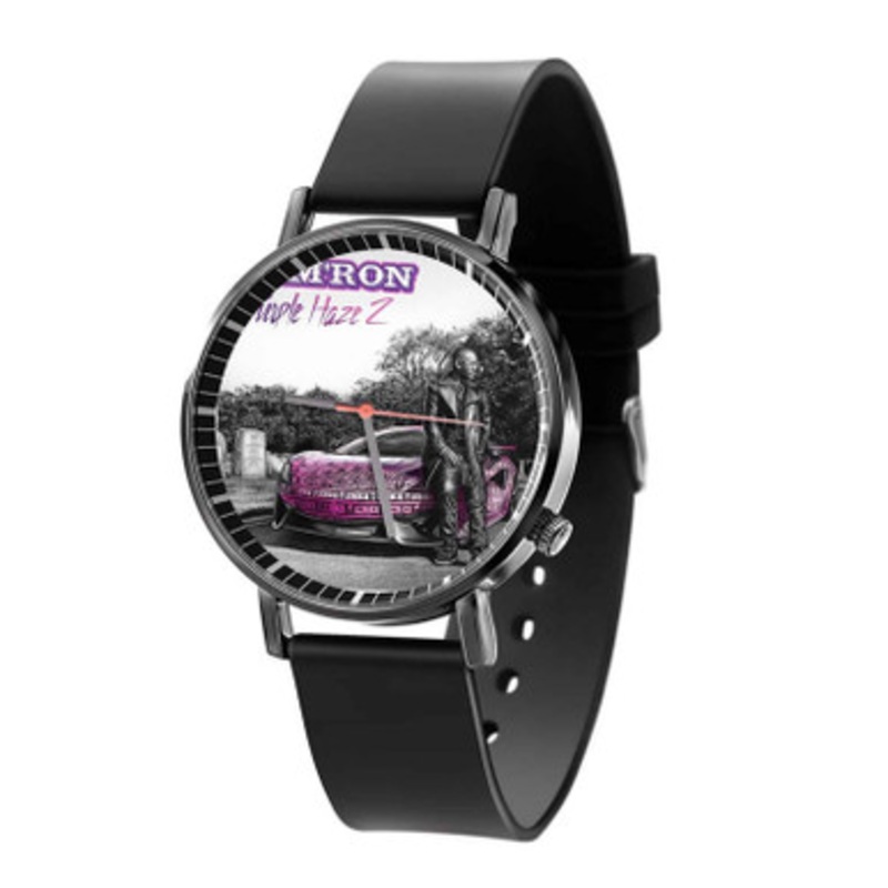 Cam ron Purple Haze Z Black Quartz Watch Unisex With Premium Gift Box