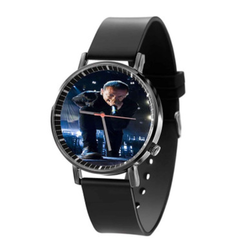 Chester Bennington Black Quartz Watch Unisex With Premium Gift Box
