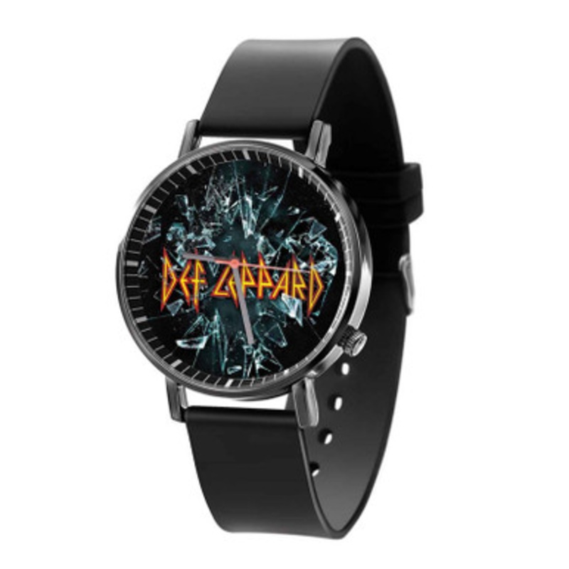 Def Leppard Arts Unisex Black Quartz Watch With Premium Gift Box