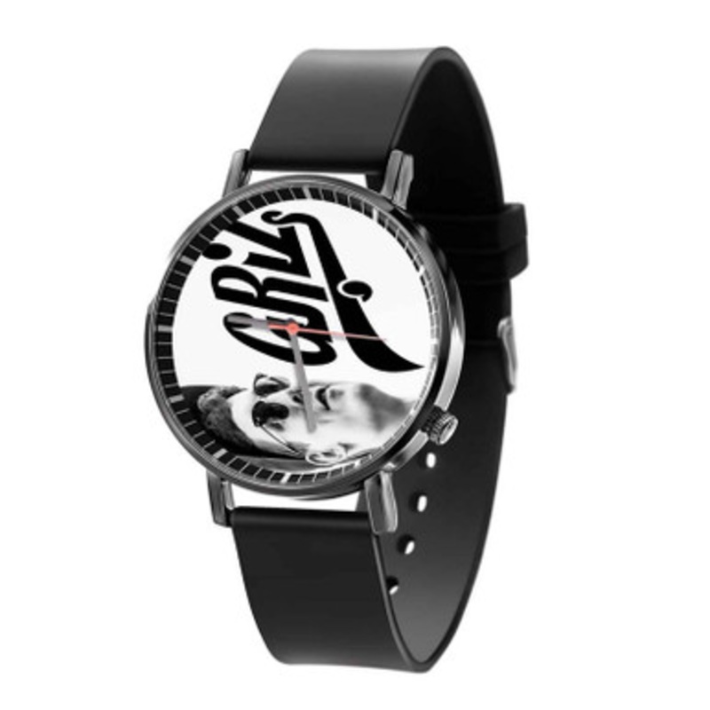 Griz Black Quartz Watch Unisex With Premium Gift Box