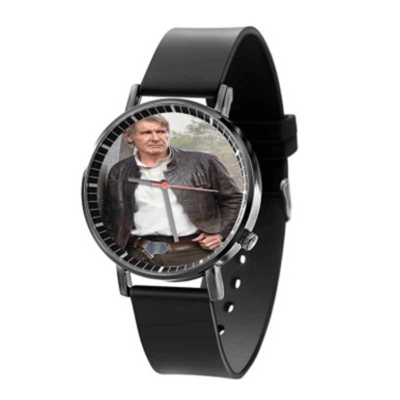 Han Solo Star Wars The Force Awakens Unisex Black Quartz Watch With Premium Gift Box
