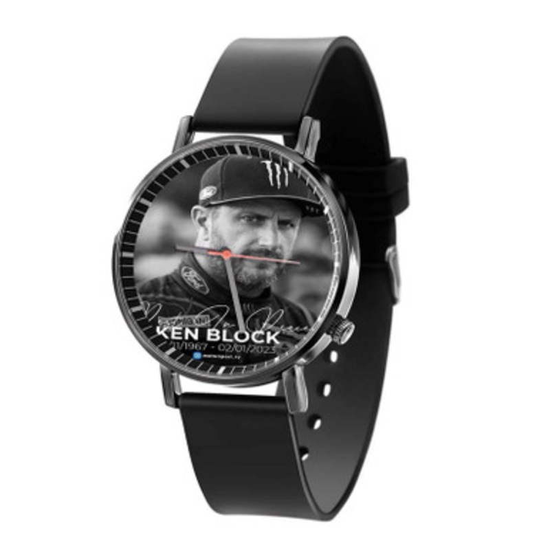 Ken Block Black Quartz Watch Unisex With Premium Gift Box