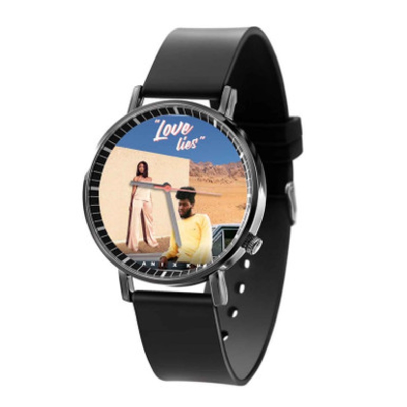 KHALID NORMAN Black Quartz Watch With Premium Gift Box for Unisex