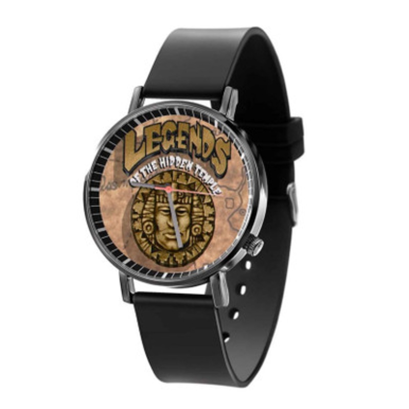 Legends of the Hidden Temple Black Quartz Watch With Premium Gift Box for Unisex