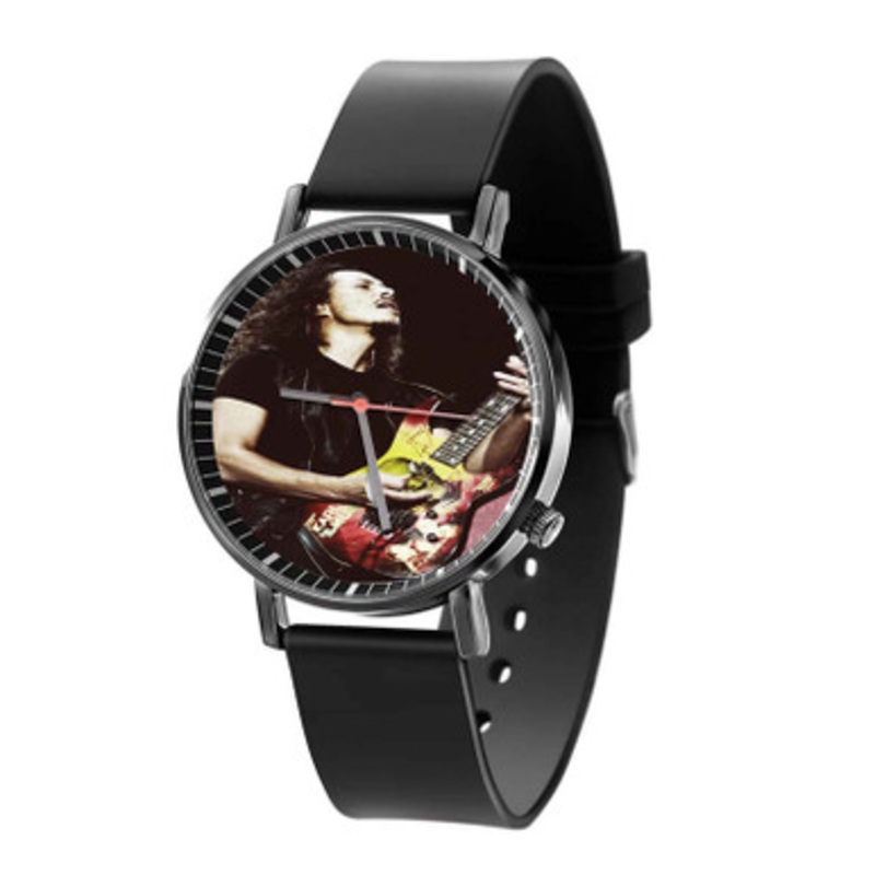 Metallica Kirk Hammett Black Quartz Watch Unisex With Premium Gift Box
