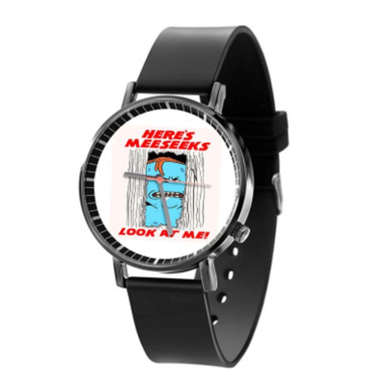 Mr Meeseek s Rick and Morty Black Quartz Watch Unisex With Premium Gift Box