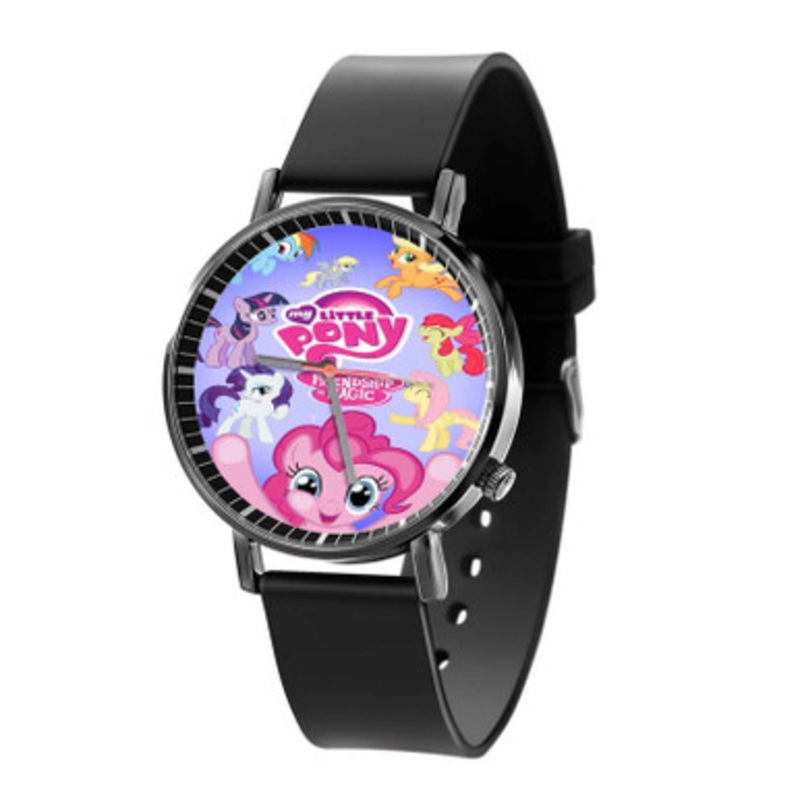 My Little Pony Friendship is Magic Black Quartz Watch Unisex With Premium Gift Box