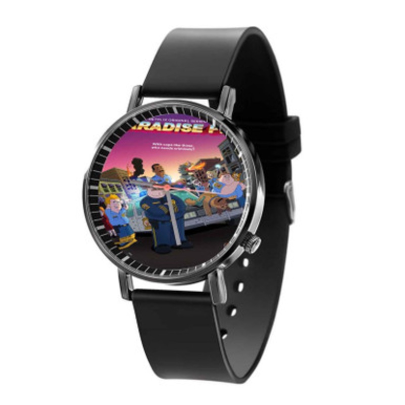 Paradise PD Art Black Quartz Watch Unisex With Premium Gift Box