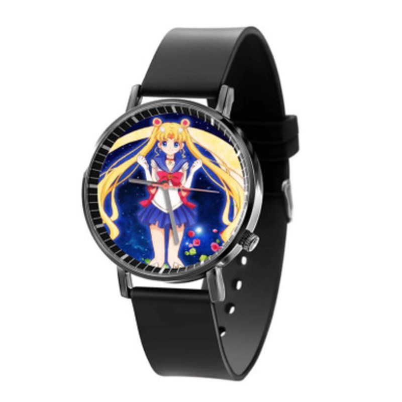 Sailor Moon Black Quartz Watch Unisex With Premium Gift Box