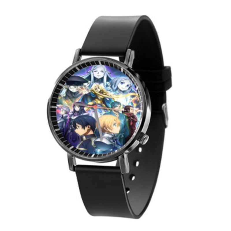 Sword Art Online Black Quartz Watch With Premium Gift Box for Unisex