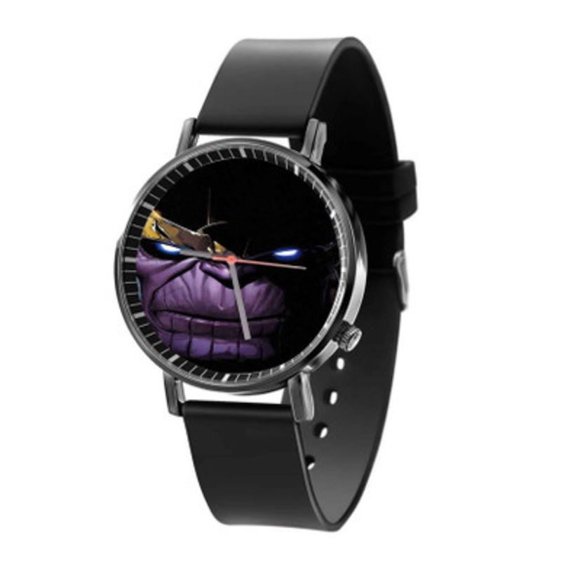Thanos The Avengers Black Quartz Watch Unisex With Premium Gift Box