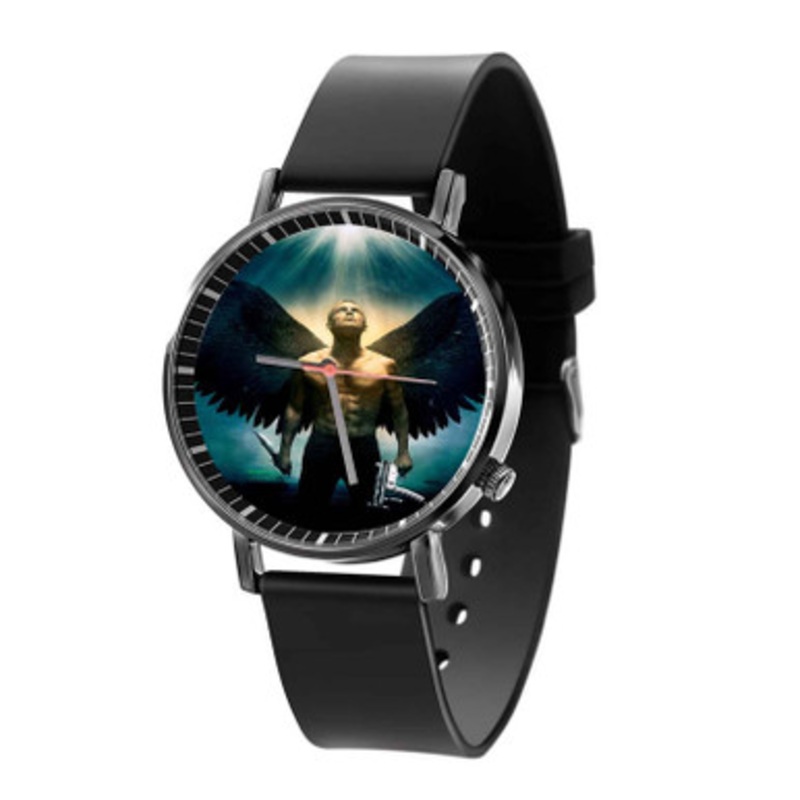 Angel of Dominion Unisex Black Quartz Watch With Premium Gift Box