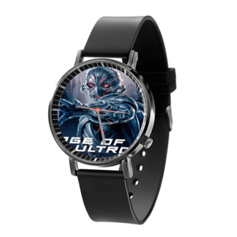 Avengers Age Of Ultron Black Quartz Watch Unisex With Premium Gift Box