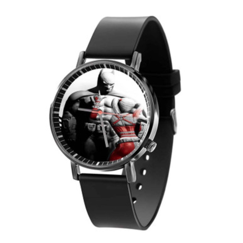 Batman and Harley Quinn Unisex Black Quartz Watch With Premium Gift Box