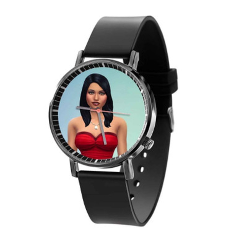 Bella Goth The Sims Black Quartz Watch Unisex With Premium Gift Box
