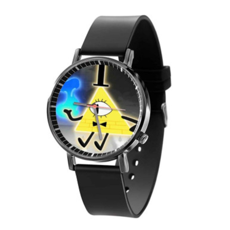 Bill Cipher Gravity Falls Black Quartz Watch Unisex With Premium Gift Box