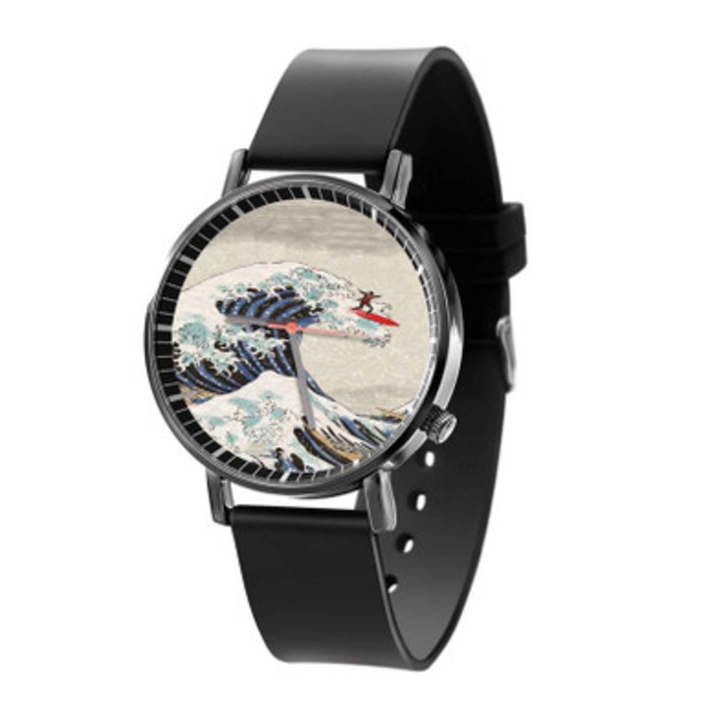Deadpool Great Wave Black Quartz Watch Unisex With Premium Gift Box