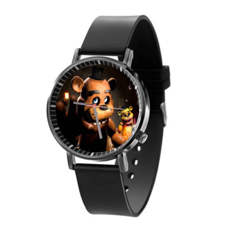 Freddy Fazbear Sing Five Nights at Freddy s Unisex Black Quartz Watch With Premium Gift Box