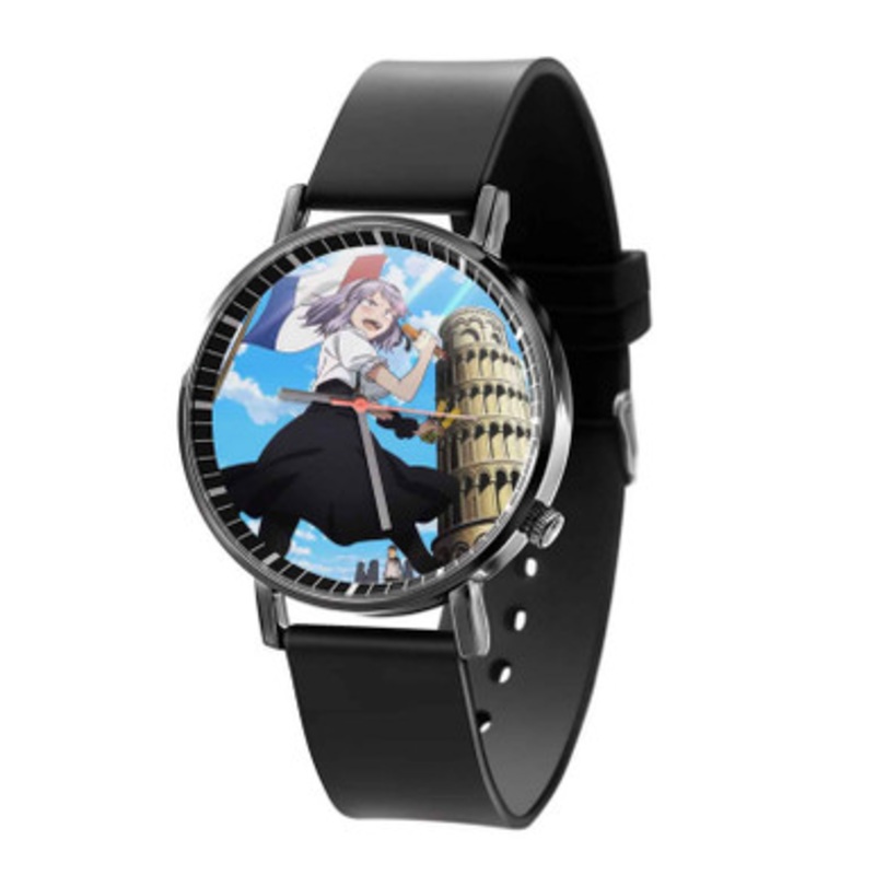 Hotaru Shidare Dagashi Kashi Unisex Black Quartz Watch With Premium Gift Box