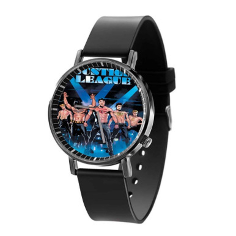 Justice League Dance Boyband Unisex Black Quartz Watch With Premium Gift Box