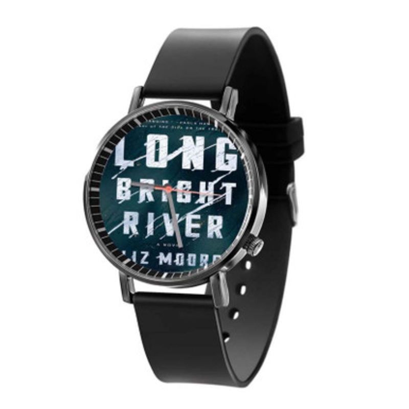 Long Bright River Black Quartz Watch Unisex With Premium Gift Box