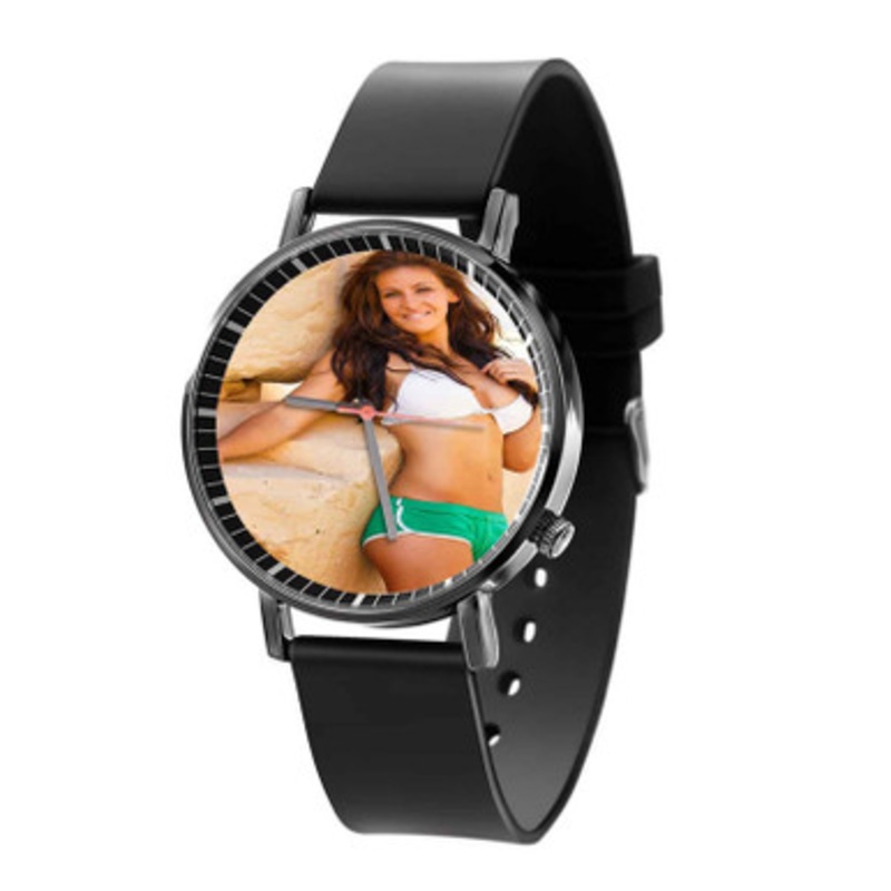 Miesha Tate UFC Black Quartz Watch Unisex With Premium Gift Box