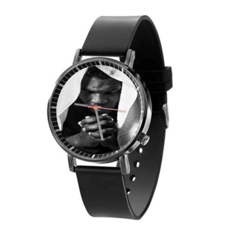 Mike Tyson Arts Unisex Black Quartz Watch With Premium Gift Box