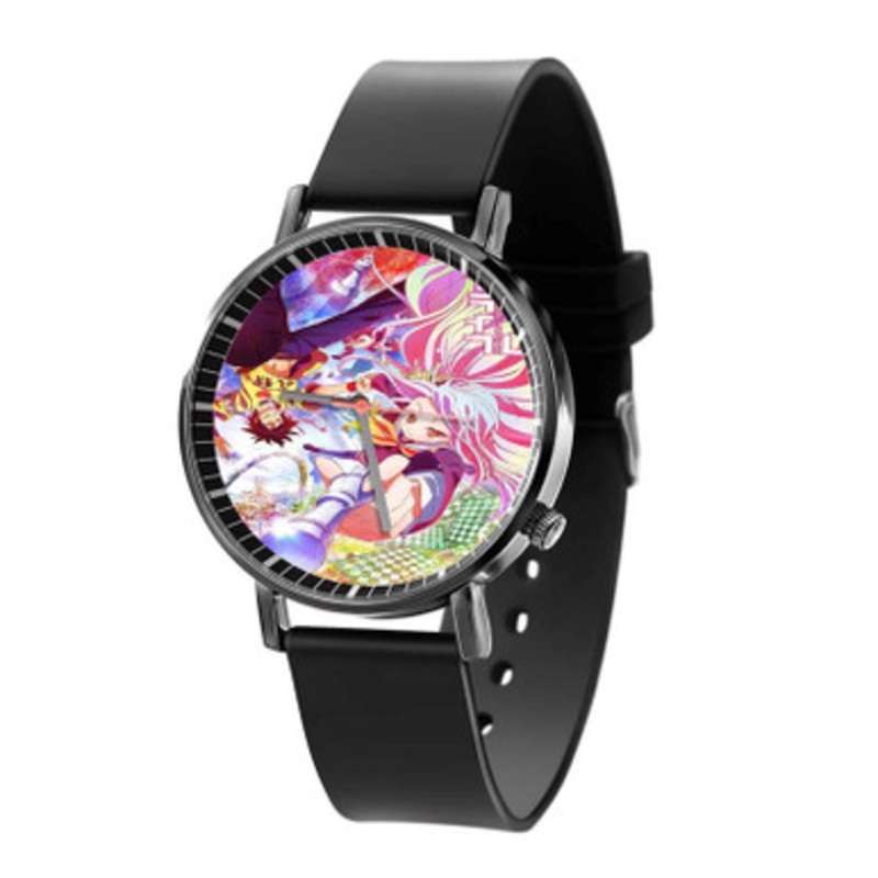 No Game No Life Shiro Black Quartz Watch Unisex With Premium Gift Box