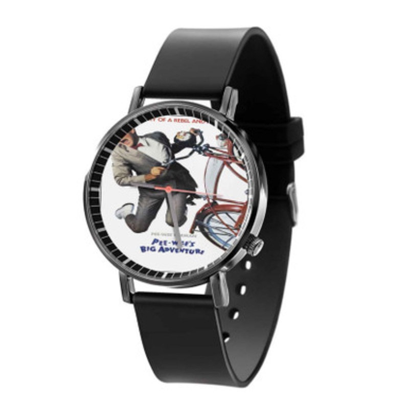 Pee Wee s Big Adventure Black Quartz Watch Unisex With Premium Gift Box