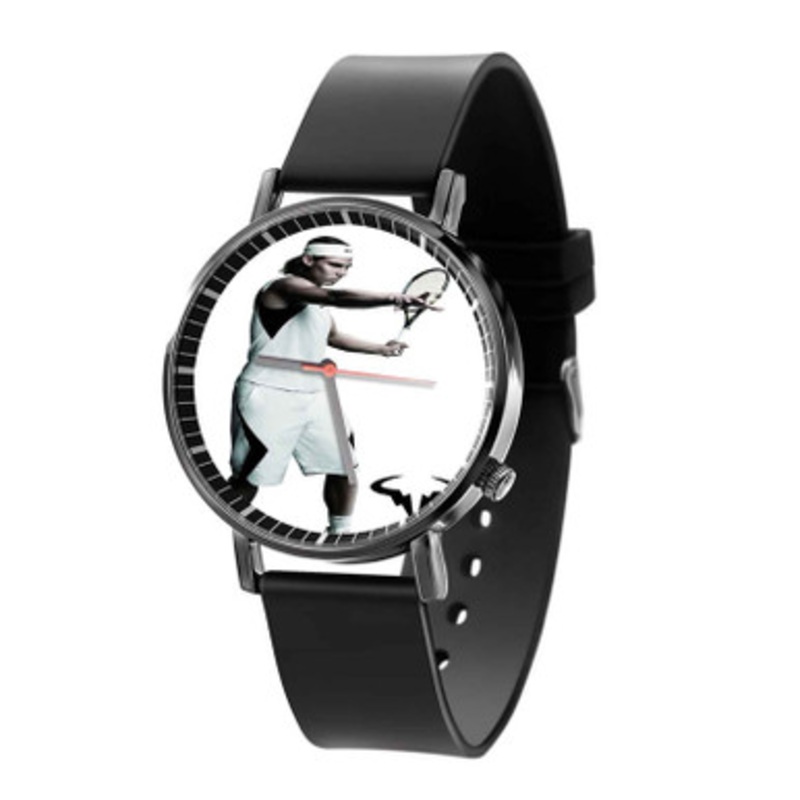 Rafael Nadal Arts Black Quartz Watch Unisex With Premium Gift Box