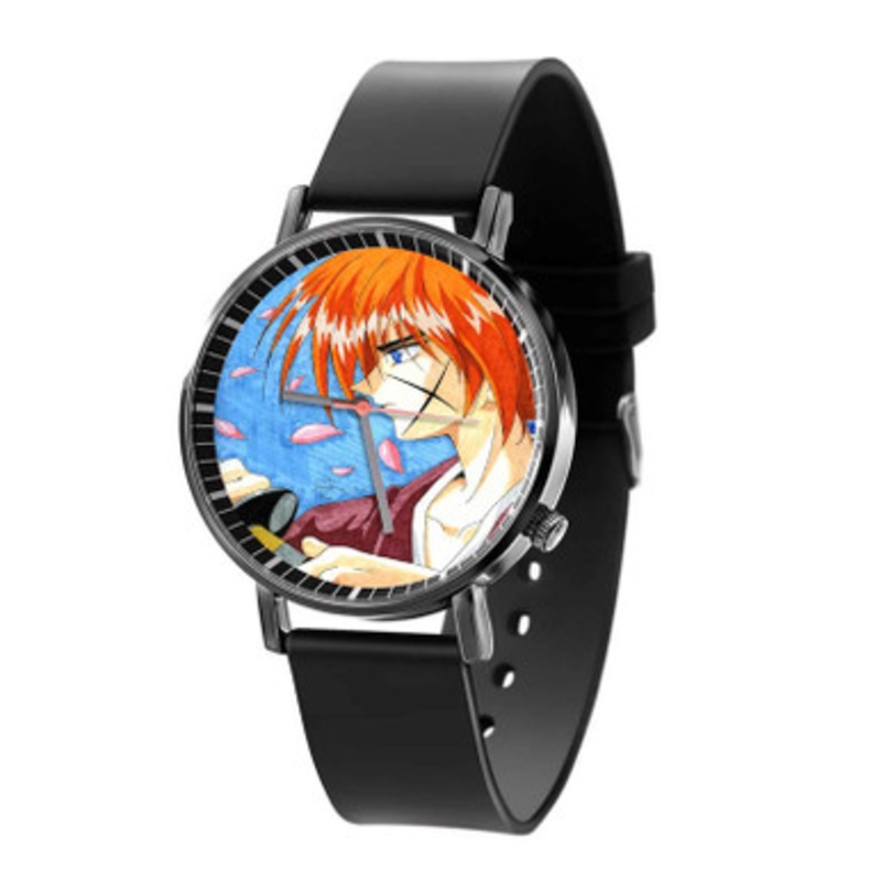 Rurouni Kenshin Black Quartz Watch Unisex With Premium Gift Box