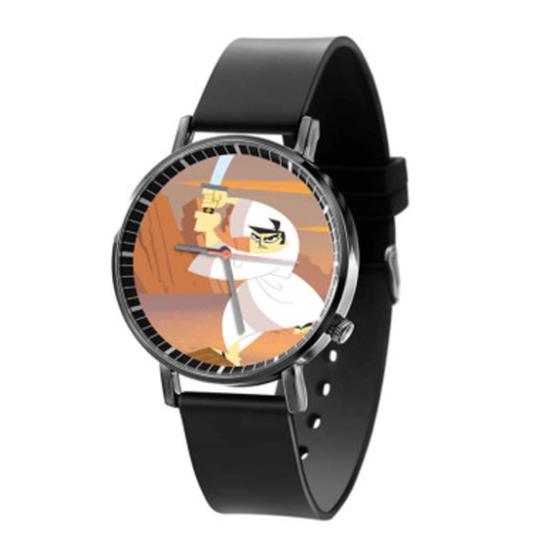 Samurai Jack Cartoon Unisex Black Quartz Watch With Premium Gift Box