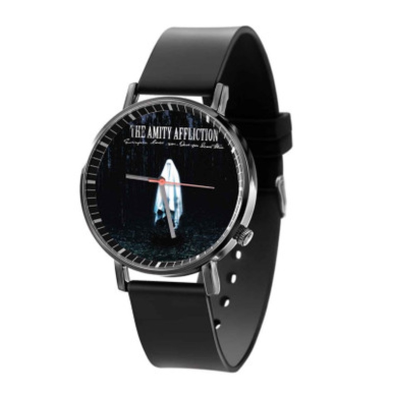 The Amity Affliction Everyone Loves You Once You Leave Them Black Quartz Watch Unisex With Premium Gift Box