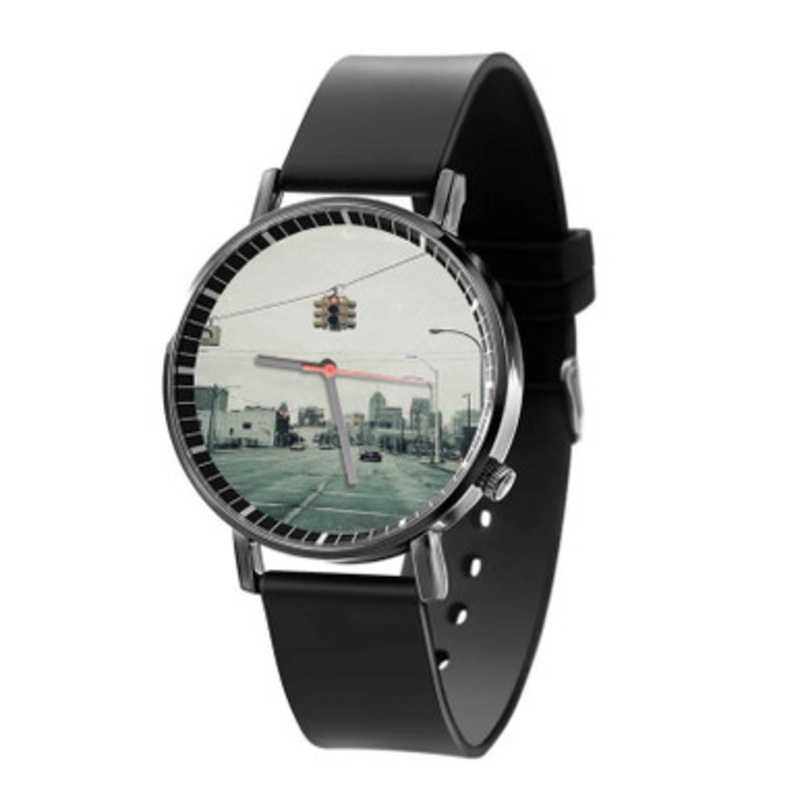 Apollo Brown Sincerely Detroit Black Quartz Watch Unisex With Premium Gift Box