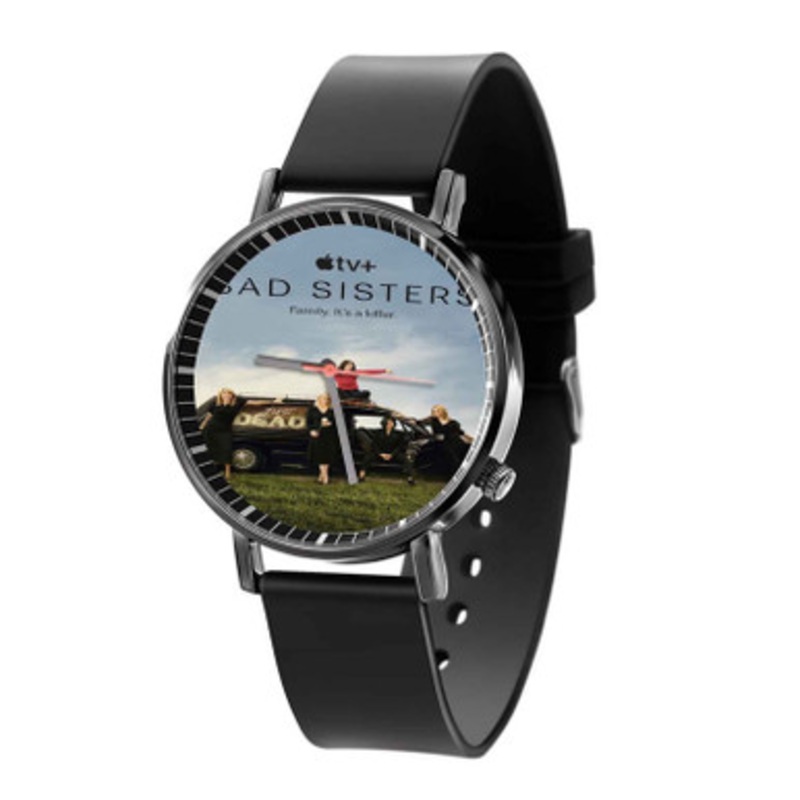 Bad Sisters Black Quartz Watch With Premium Gift Box for Unisex