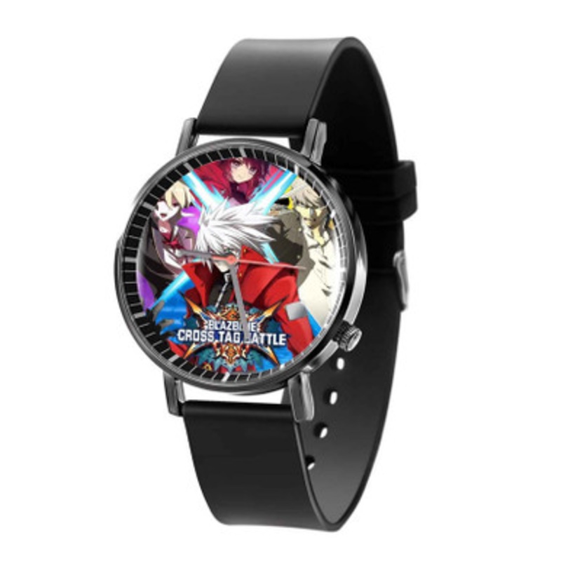 Blaz Blue Cross Tag Battle Black Quartz Watch Unisex With Premium Gift Box