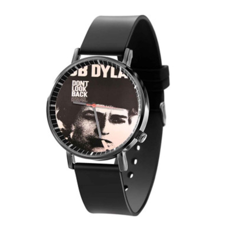 Bob Dylan Music Black Quartz Watch Unisex With Premium Gift Box