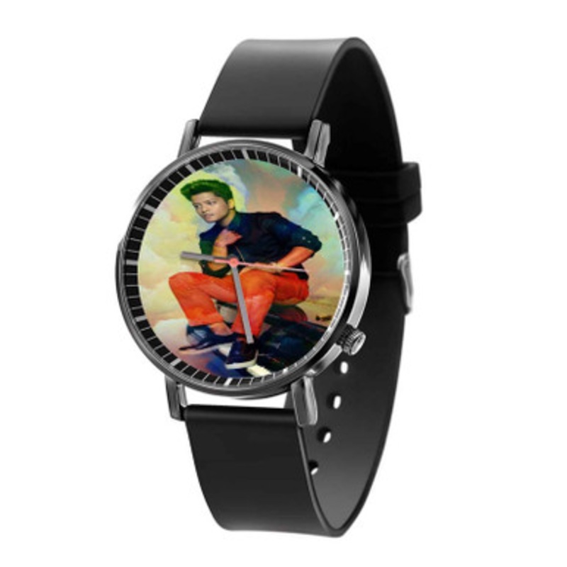Bruno Mars Music Black Quartz Watch Unisex With Premium Gift Box