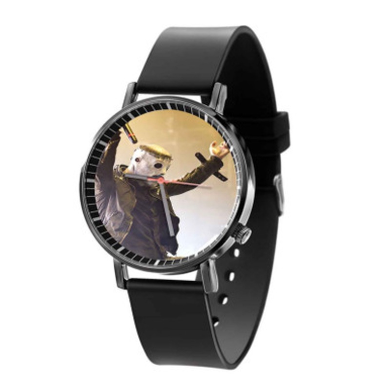 Corey Taylor Slipknot Print Black Quartz Watch Unisex With Premium Gift Box