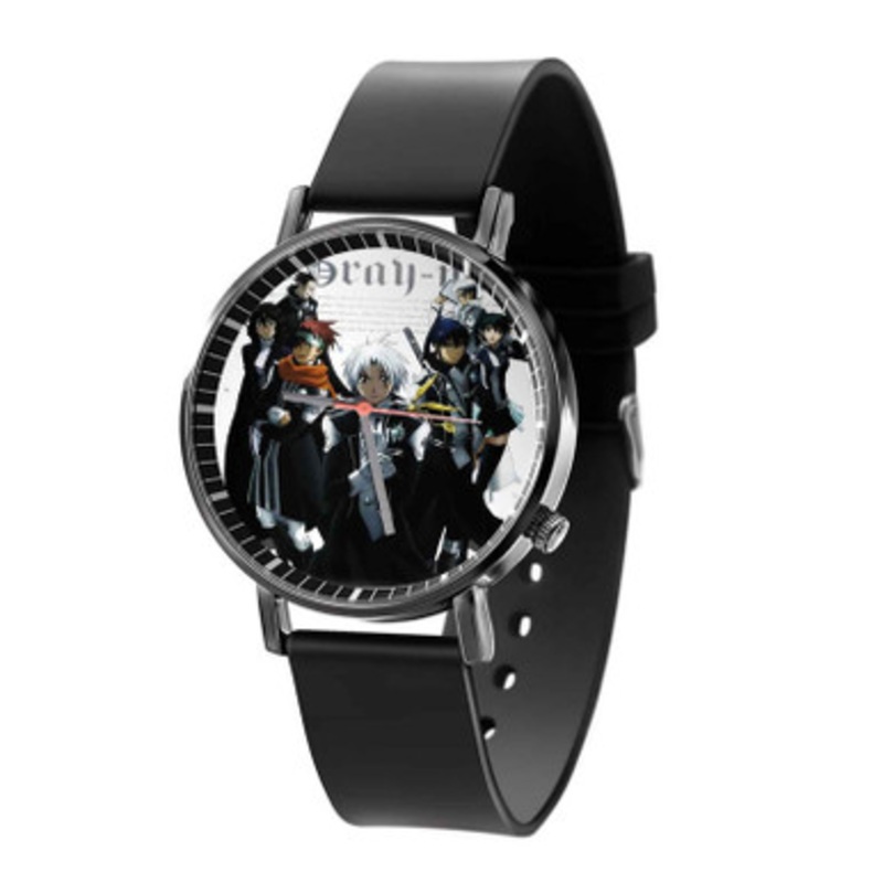 D Gray Man Black Quartz Watch Unisex With Premium Gift Box